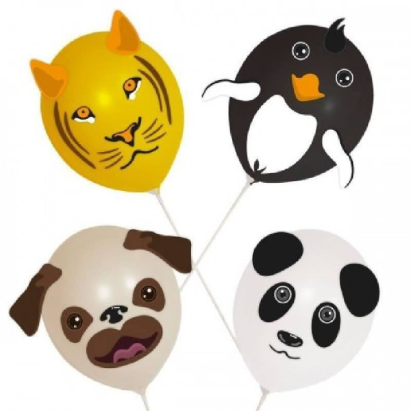 BALLOON KIT ANIMAL HEADS SET OF 4