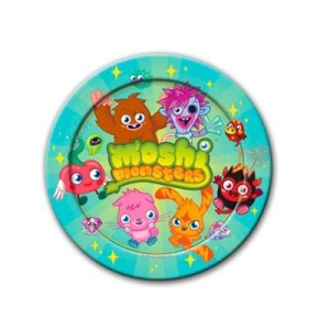 PLATES MOSHI MONSTERS 8'S