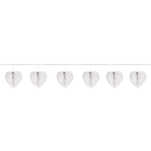 BUNTING HEART SHAPES PAPER GARLAND  4M