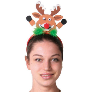 TIARA REINDEER HEADS FELT