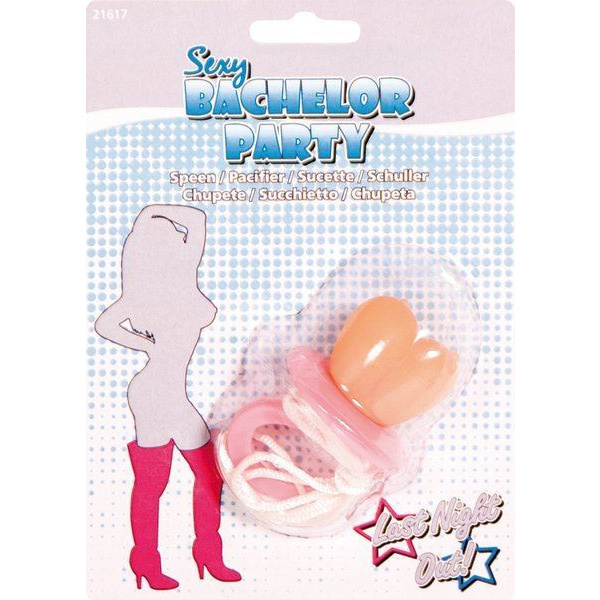 STAG PARTY PACIFIER PINK