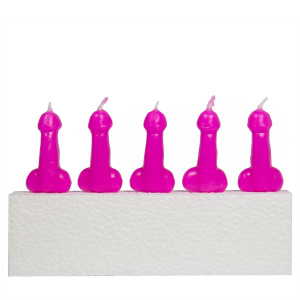 HEN PARTY PENIS CANDLES PACK OF 5