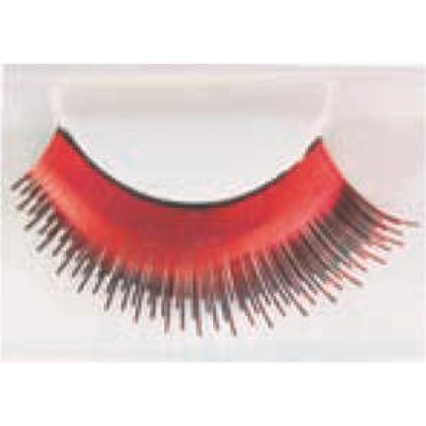 EYE LASHES METALLIC RED