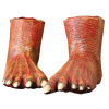 FEET COVERS LATEX FULL SIZE DEVIL PAIR