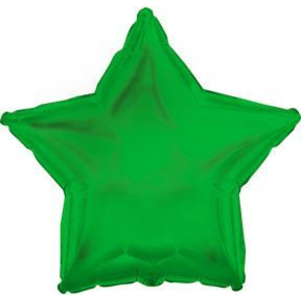 BALLOON FOIL - STAR METALLIC GREEN