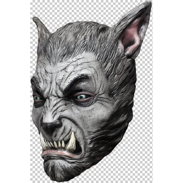 MASK HEAD WEREWOLF BEAST SILVER WOLF