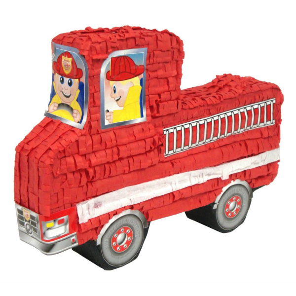 RED FIRE ENGINE PINATA #PARTYGAME