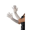 WHITE RUFFLE LONG GLOVES