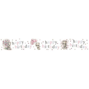 BANNER HAPPY BIRTHDAY BEAR