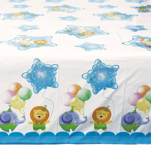 BABY BOY PARTY TABLE COVER 140 X 240CM