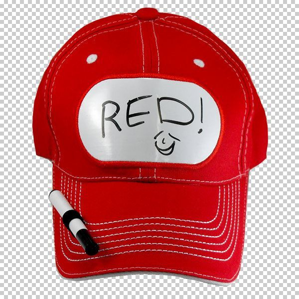 CAP BILLY BOB BILLBOARD RED WITH PEN