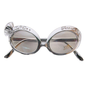 GLASSES DIAMOND & SILVER DELUXE