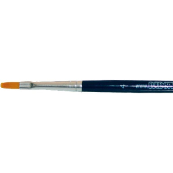 FACE PAINTING BRUSH FLAT SIZE 4 BLUE