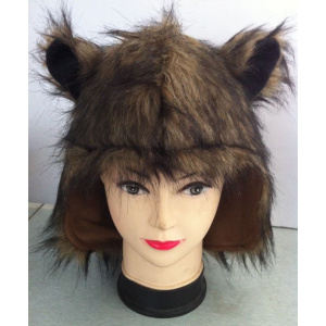 ANIMAL HOOD WITH BROWN & EARS