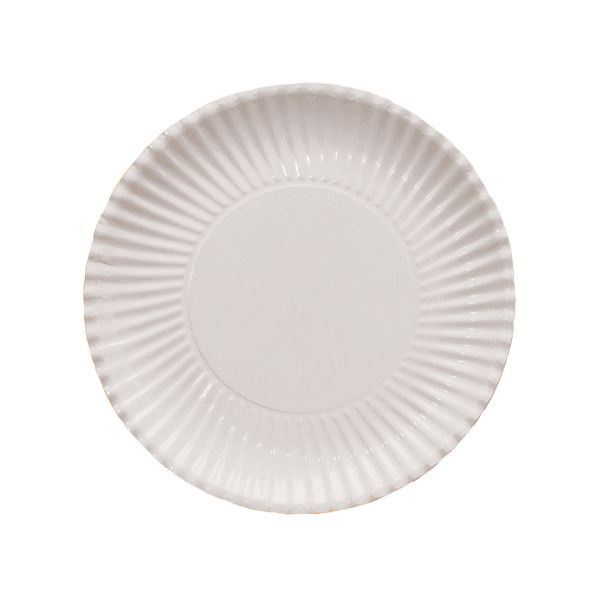 PLATES CARD 18CM WHITE 10'S