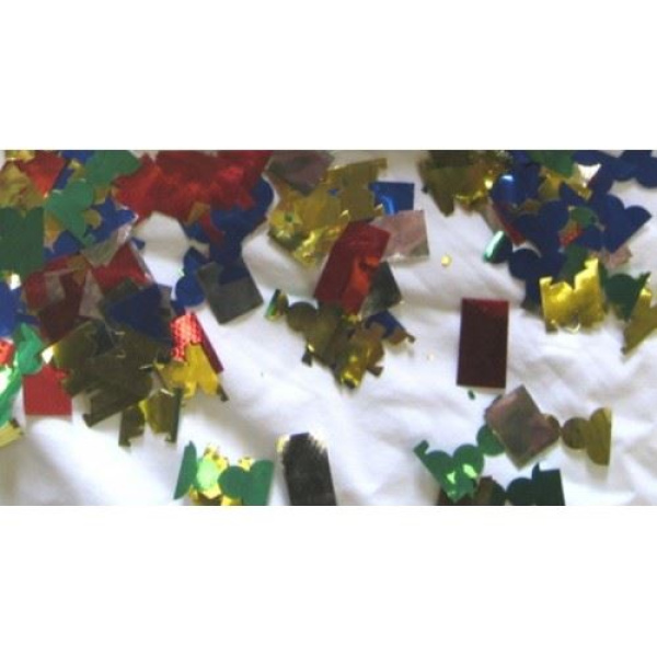 CONFETTI SPARKLING FOIL PIECES 100GM MU