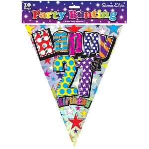 BUNTING HAPPY BIRTHDAY 21ST