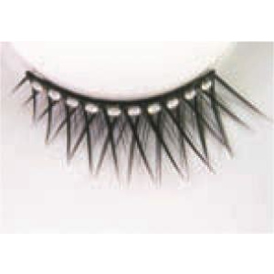 EYE LASHES RHINESTONE SHORT/LONG BLA