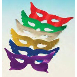 FOIL MASKS BUTTERFLY 50 ASSORTED