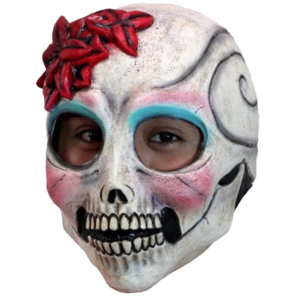 DAY OF THE DEAD SENORITA HEAD MASK