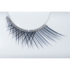 EYE LASHES CROSSED SHORT/LONG BLACK