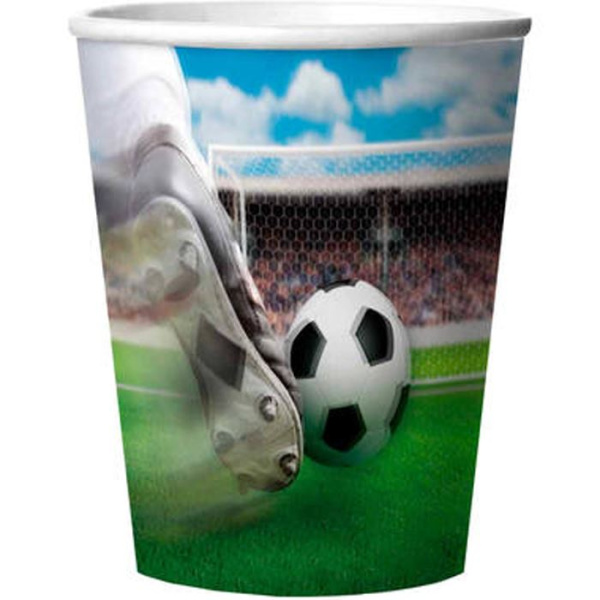 CUPS FOOTBALL PARTY 4 IN PACKET