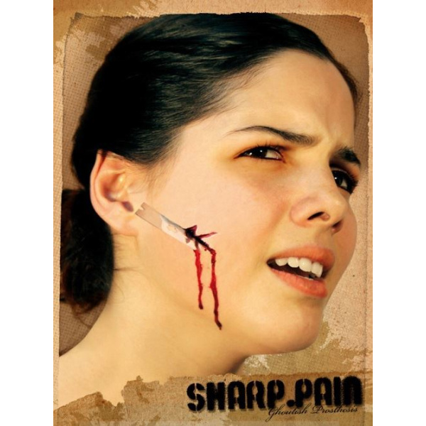 PROSTHETIC WOUNDS SHARP PAIN FACE CUT