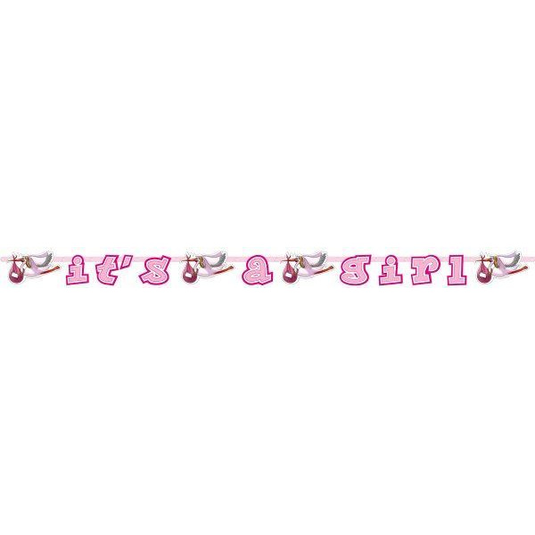 BANNER NEW ARRIVAL ITS A GIRL LETTER 3M