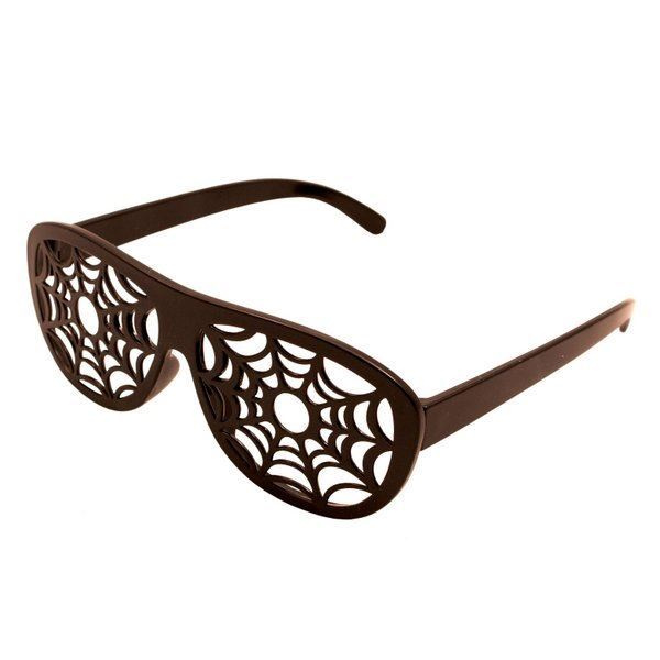 GLASSES SPIDER WEB BLACK