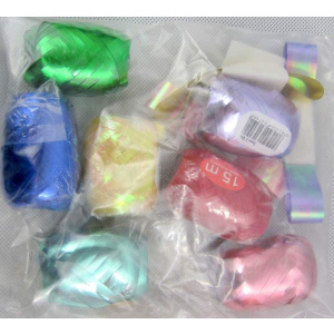 GIFT RIBBON & COPS 10 ASSTD IN BAG