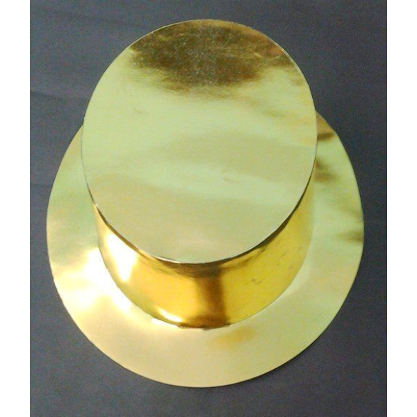 FOIL TOP HATS GOLD 25S