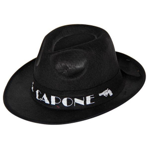 HAT AL CAPONE BLACK