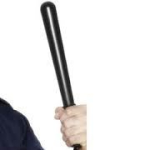 POLICE TRUNCHEON BLACK WITH SQUEAKER