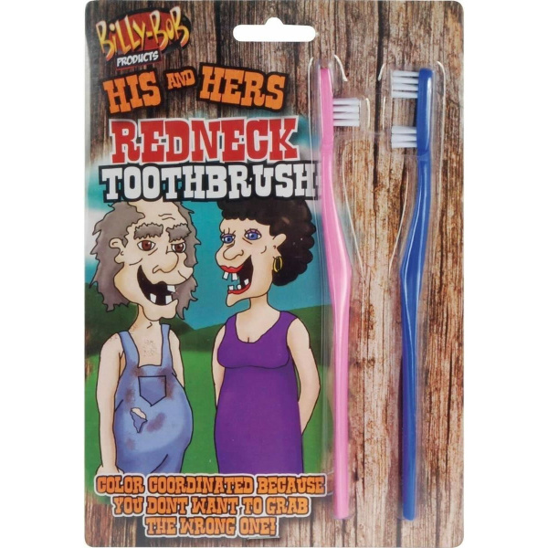 FUNNY JOKE TOOTH BRUSHES FOR RED NECKS