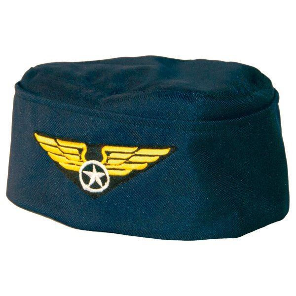 HAT AIR STEWARDESS CAP BLUE