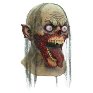 MASK HEAD ZOMBIE TONGUE SLASHER