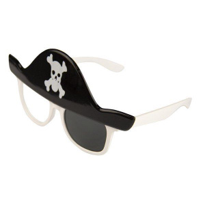 GLASSES PIRATE HAT