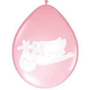 BALLOON NEW ARRIVAL ITS A GIRL 30CM 8S