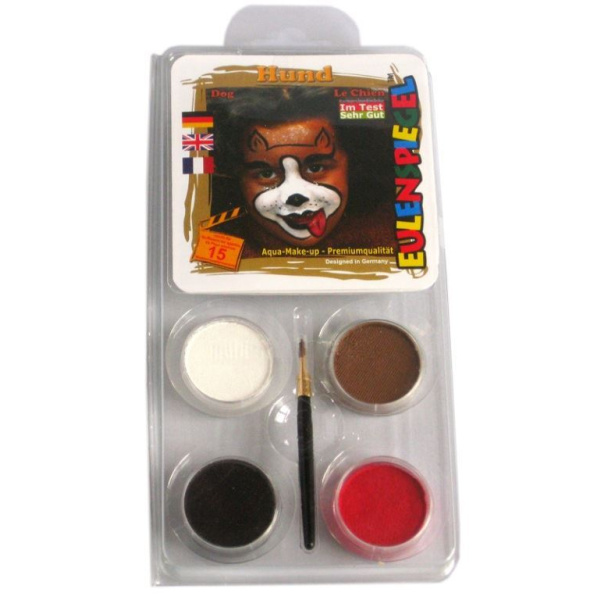 FACE PACK 4 COLOURS DOG