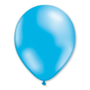 BALLOON METALLIC 13CM BLUE SKY X1000