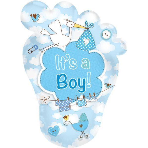 BALLOON FOIL  - BABY ITS A BOY