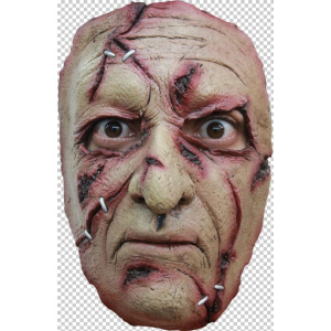 STITCHED & SLICED HORROR LATEX FACE MASK