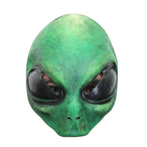 MASK HALF ALIEN GREEN SMALL