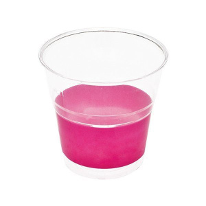 GOBLETS CRYSTAL PLASTIC 250CC FUSCHIA 10