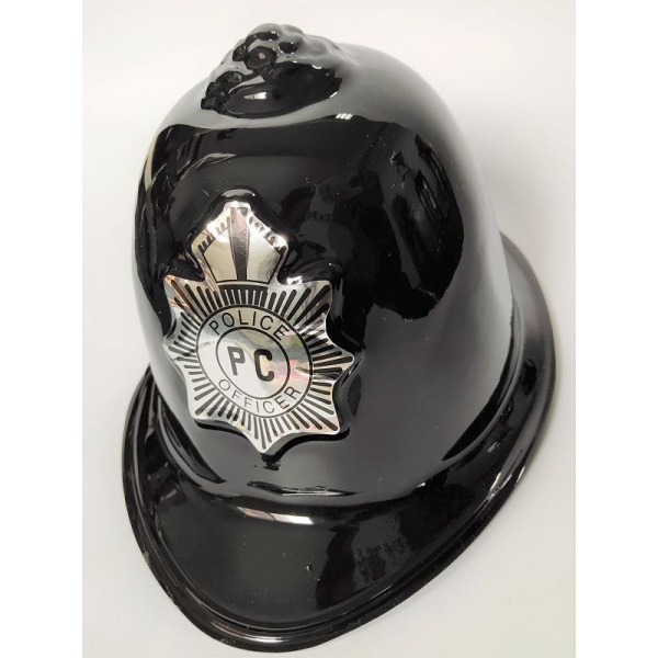 HAT PLASTIC POLICEMAN "BOBBY" HELMET SMA