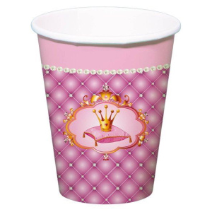 CUPS PRINCESS BIRTHDAY 250ML 6 PACKET