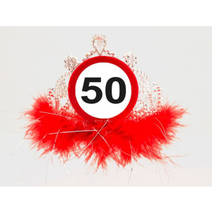 TIARA TRAFFIC SIGN 50TH BIRTHDAY