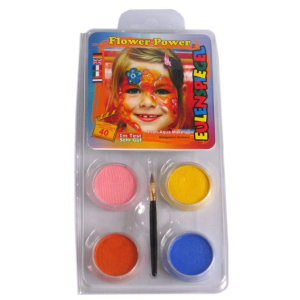 FACE PACK 4 COLOURS FLOWER POWER