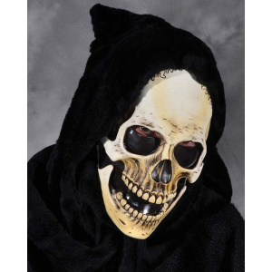 MASK HEAD SKULL GRIM WITH HOOD