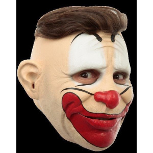 MASK HEAD FUNNY CLOWN USE OWN HAIR